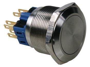 Product thumbnail DRUKKNOP PULS - PLAT - ROESTVRIJ STAAL - DPST 1NO 1NC