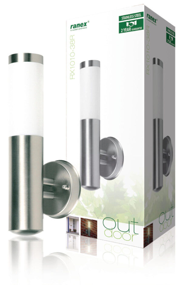 Wandlamp Buiten 20W Geborsteld Staal - Afbeelding 5