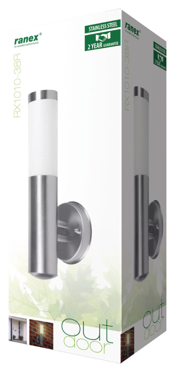 Wandlamp Buiten 20W Geborsteld Staal - Afbeelding 6