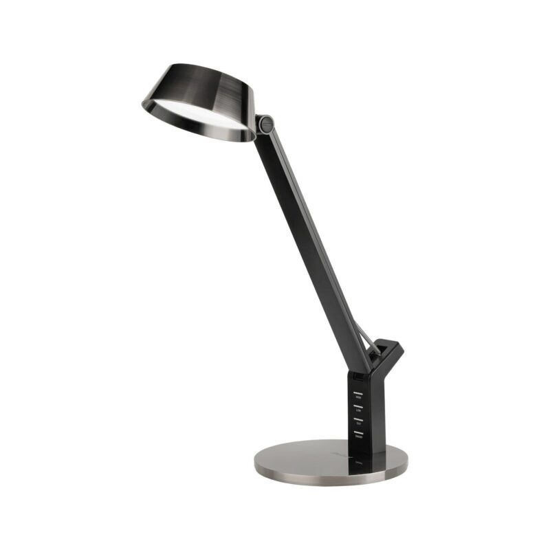 Product thumbnail Rebel LED-bureaulamp met verstelbare arm en USB-poort
