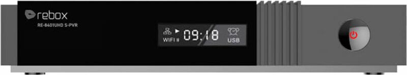 Product thumbnail Rebox RE-8401UHD S-PVR 4K Android single-tuner satellietontvanger