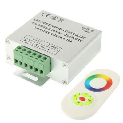 Product thumbnail RGB LED CONTROLLER MET RF TOUCH-AFSTANDSBEDIENING