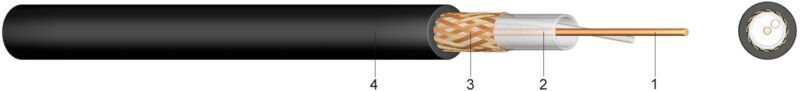 Product thumbnail RG62A/U 93 Ohm Coaxiale Kabel