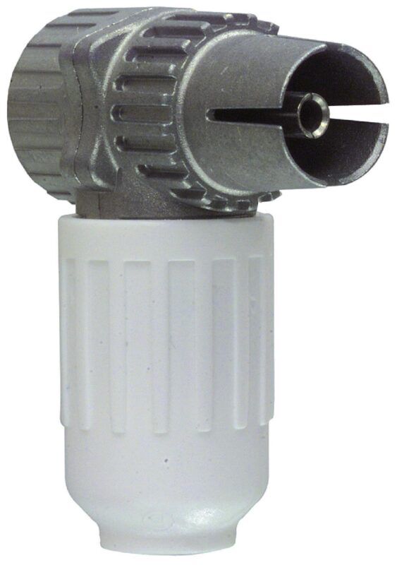 Product thumbnail Hirschmann Coaxconnector Female PVC Wit
