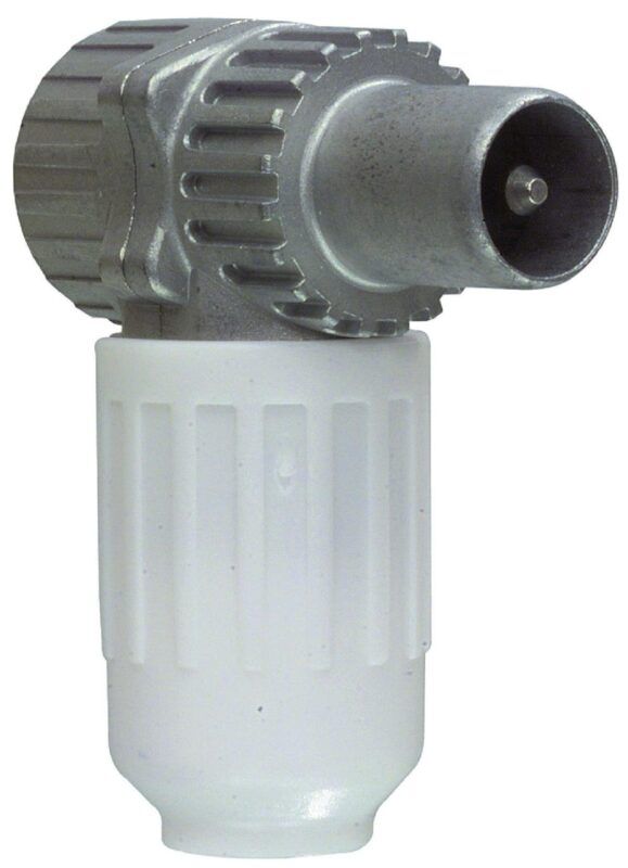 Product thumbnail Hirschmann Coaxconnector Male PVC Wit