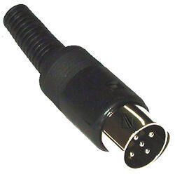 Product thumbnail DIN 5 POLIG MALE DOBBELSTEEN
