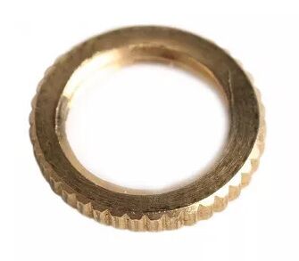 Product thumbnail Ronde kartelmoer M10 messing M10x1 13x2,5mm