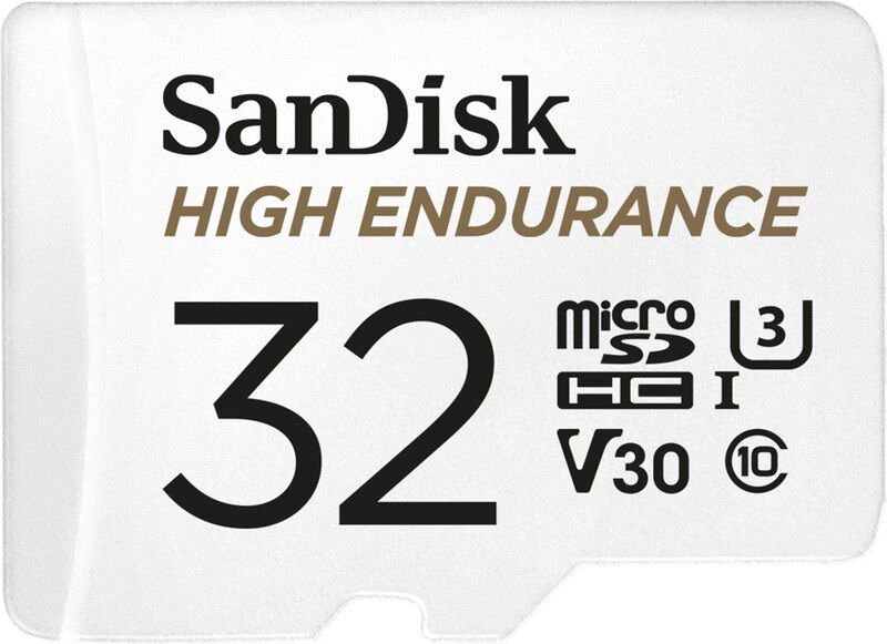 Product thumbnail Sandisk High Endurance flashgeheugen 32 GB MicroSDHC Klasse 10 UHS-I