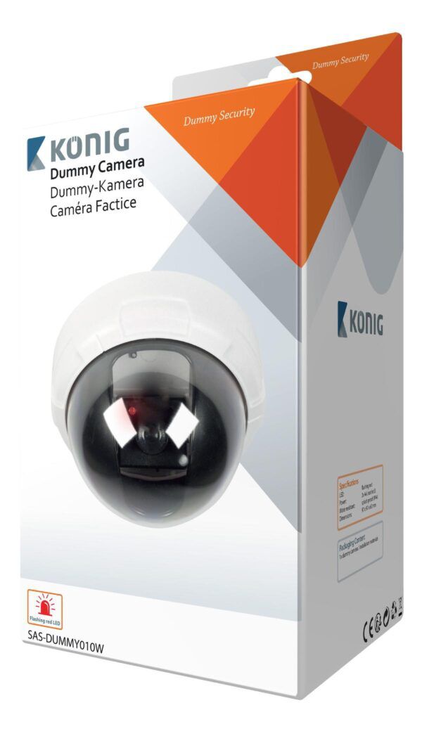 Dome Dummy Camera IP44 Wit - Afbeelding 2
