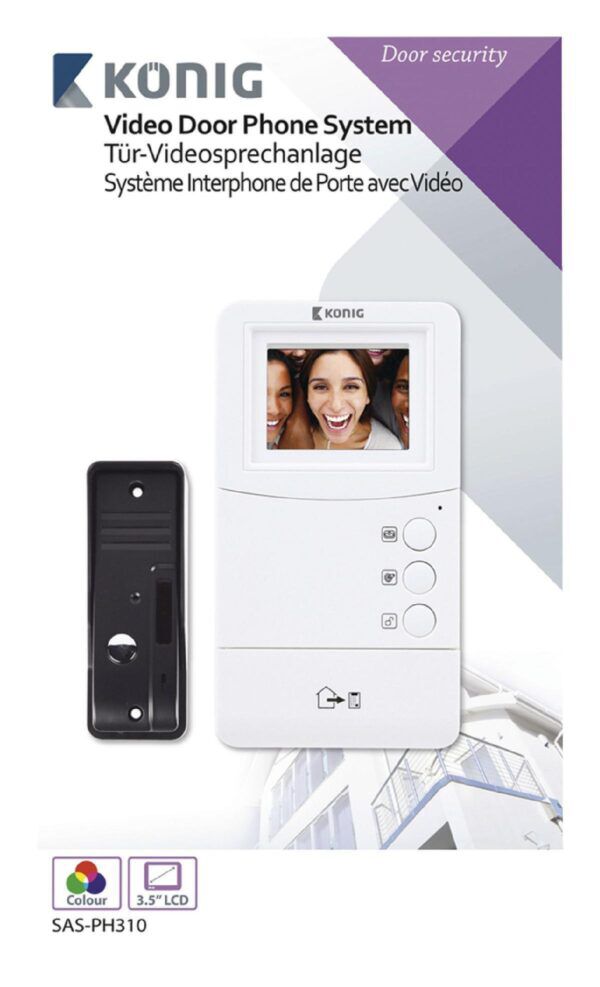 3.5 " Video Deurtelefoon - Afbeelding 5
