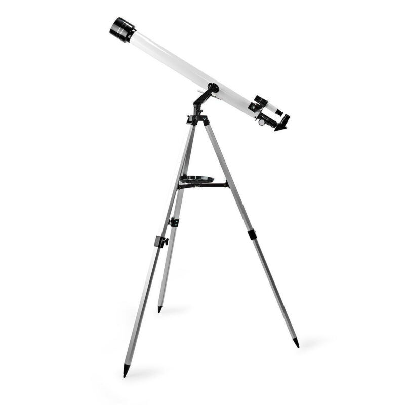 Product thumbnail Telescoop | Diafragma: 50 mm | Brandpuntsafstand: 600 mm | Finderscope: 5 x 24 | Maximale werkhoogte: 125 cm | Tripod | Wit / Zwart