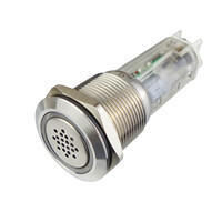 Product thumbnail BUZZER 12Vdc MET RODE LED