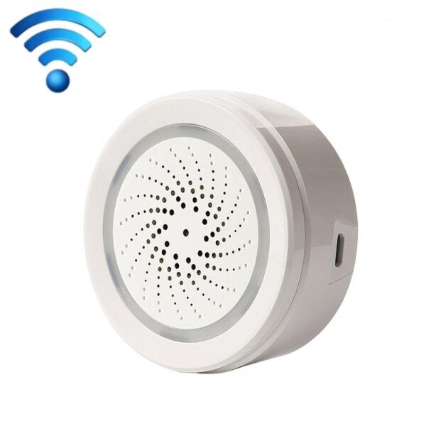 Smartllife 3 in 1 sensor | Sirene | Temperatuur | Luchtvochtigheid