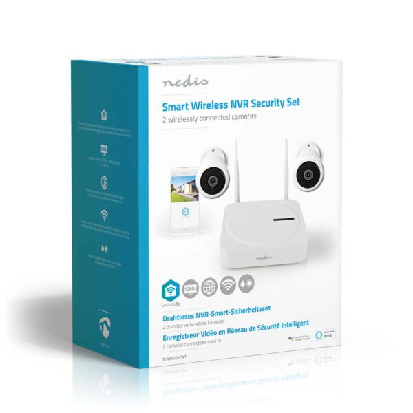 SmartLife Draadloos Camerasysteem | 2x Camera | Full HD 1080p | IP65 | Nachtzicht | Wit - Afbeelding 4
