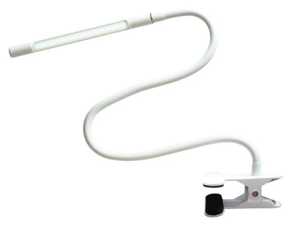 Flexibele en Buigbare Slim LED-Lamp met tafelklem (Wit) - Afbeelding 2