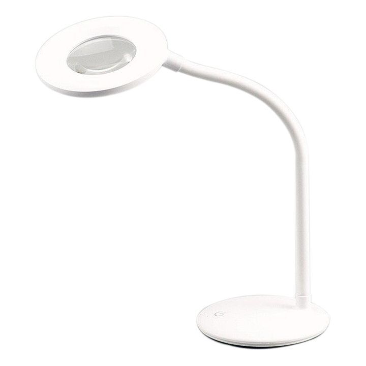 Product thumbnail SLV1801 Mini LED Bureaulamp met Loep (Wit)