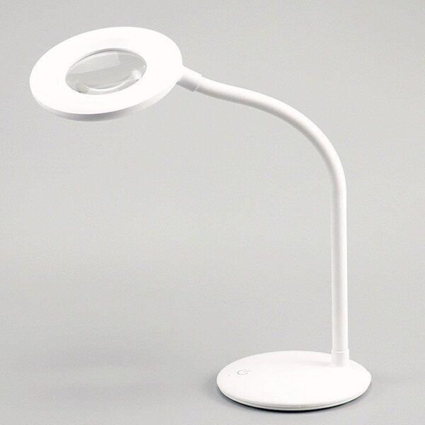SLV1801 Mini LED Bureaulamp met Loep (Wit) - Afbeelding 3