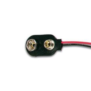 BATTERIJCLIP VOOR 1 x 9V-CEL ("I"-TYPE)