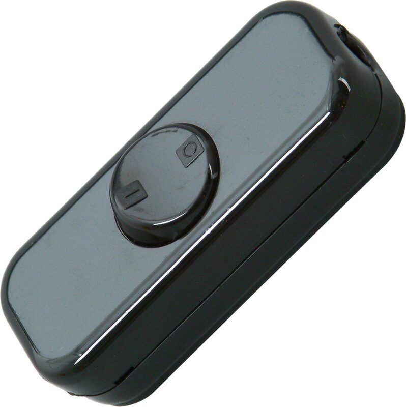 Product thumbnail Snoerschakelaar 3-polig 10A zwart