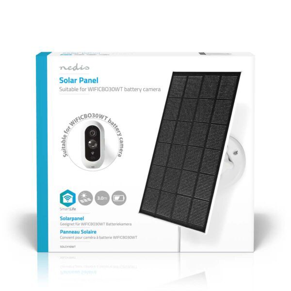 Zonnepaneel | 5.3 V DC | 0.5 A | USB Type-C | Kabel: 3 mtr | Accessoire voor: WIFICBO30WT / WIFICBO32WT - Afbeelding 9