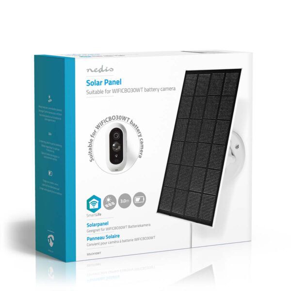 Zonnepaneel | 5.3 V DC | 0.5 A | USB Type-C | Kabel: 3 mtr | Accessoire voor: WIFICBO30WT / WIFICBO32WT - Afbeelding 11