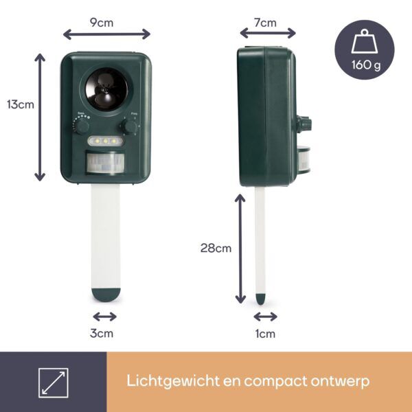 Ultrasone ongedierteverjager op zonne-energie - Afbeelding 4