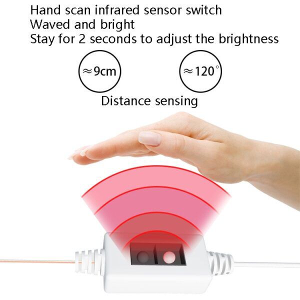 LED SPIEGELVERLICHTING 10 IN 1 DIMBAAR - Afbeelding 2