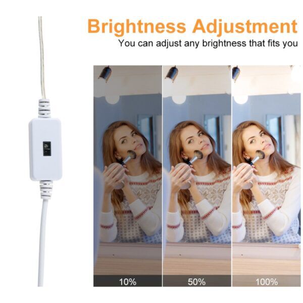 LED SPIEGELVERLICHTING 10 IN 1 DIMBAAR - Afbeelding 5