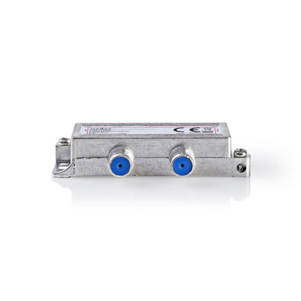 Satelliet-Splitter | 5 - 2400 MHz | Tussenschakeldemping: 11.5 dB | Outputs: 4 | 75 Ohm | Zink