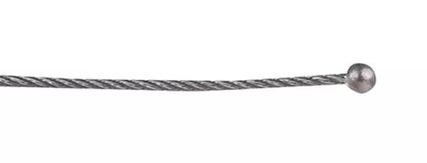 Product thumbnail Staaldraad 1,5mm 7x7 (soepel) met bol 4mm 1000mm