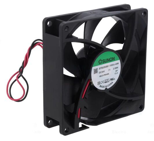 Product thumbnail SUNON VENTILATOR 24VDC KOGELLAGER 92 x 92 x 25mm