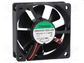 Product thumbnail Ventilator 60x60x15mm 12Vdc Vapo-lager