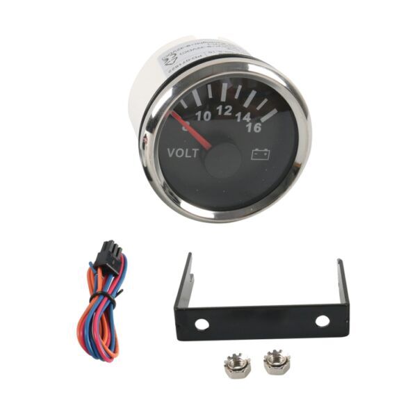 VOLTMETER ANALOOG VOERTUIGEN 12V - Afbeelding 2