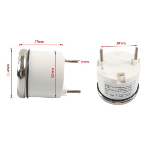 VOLTMETER ANALOOG VOERTUIGEN 12V - Afbeelding 3