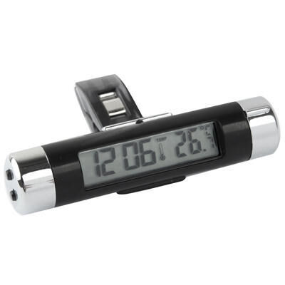 Product thumbnail LCD Display Klok & Thermometer met blauw backlight