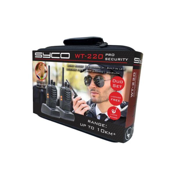 WT-220 Portable PMR446 Radio (Pro Security Versie) - Afbeelding 2