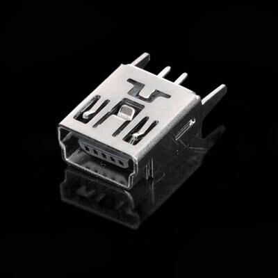 Product thumbnail Mini USB 5-Pin female DIP chassisdeel