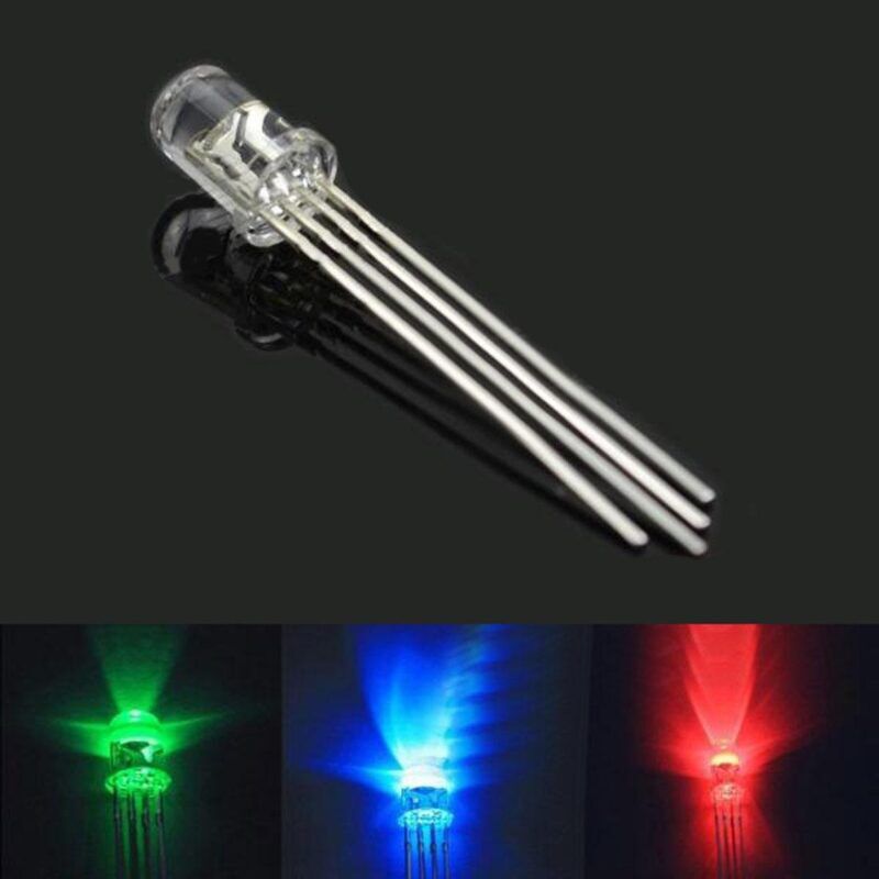 Product thumbnail 5mm RGB Full Color LED 4-Pins