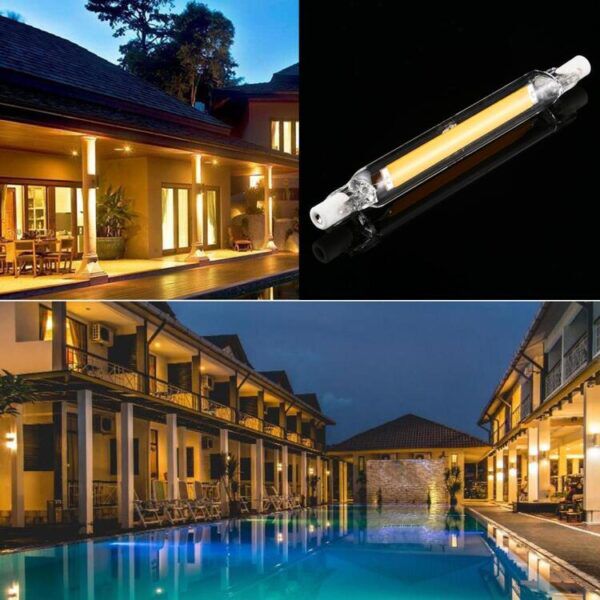 R7s LED-lamp 78mm 3.5W 500 lumen 220-240V 827 warm wit - Afbeelding 3