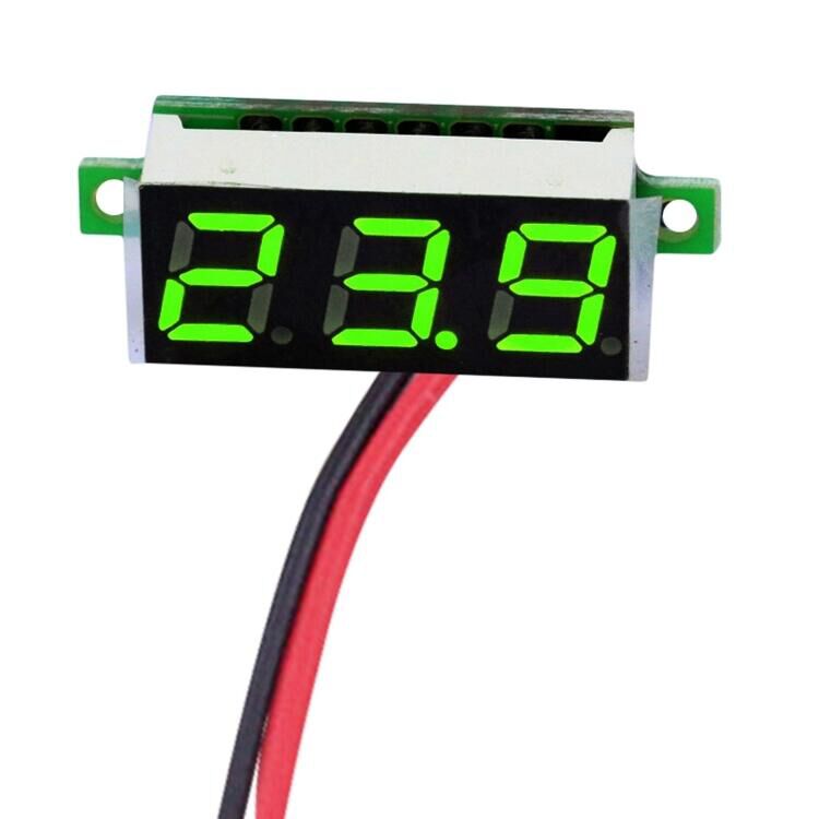 Product thumbnail INBOUW PANEELMETER 2.5V-30V GROEN