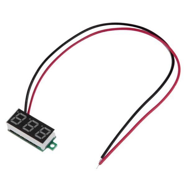 INBOUW PANEELMETER 2.5V-30V GROEN - Afbeelding 2