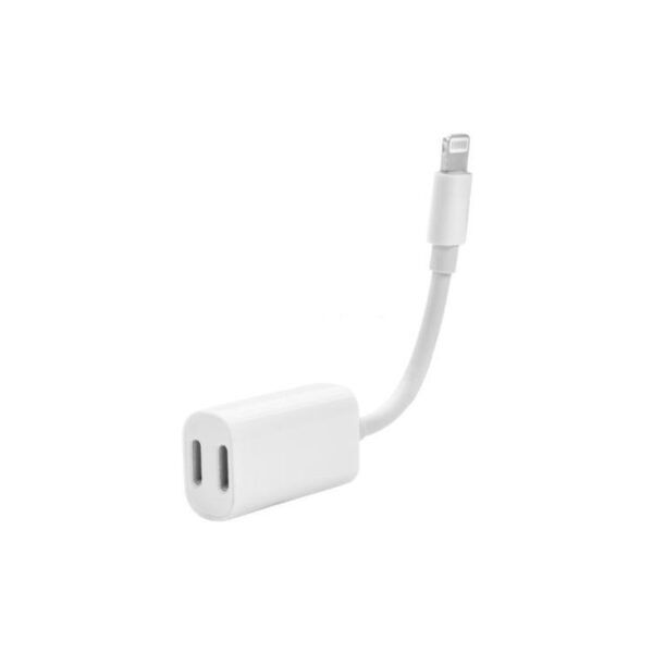 Iphone 8-pins lightning splitkabel 1 x male - 2 x female - Afbeelding 5