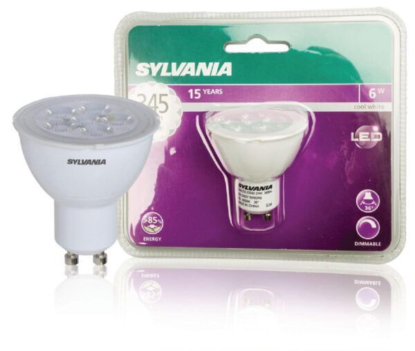 LED Lamp GU10 Dimbaar Reflector 6W 345 lm 4000K - Afbeelding 4