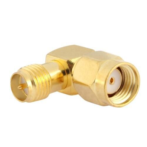 Product thumbnail Adapter RP-SMA Male naar RP-SMA Female kniestuk 90