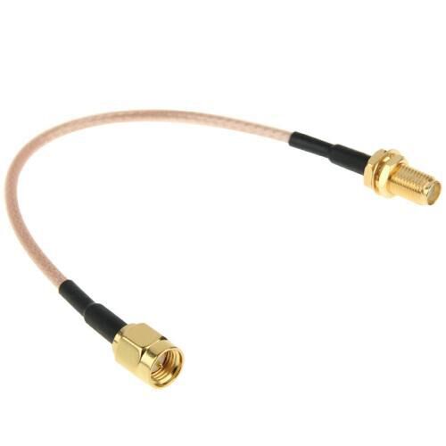 Product thumbnail SMA Male naar SMA Female chassis kabel 15cm