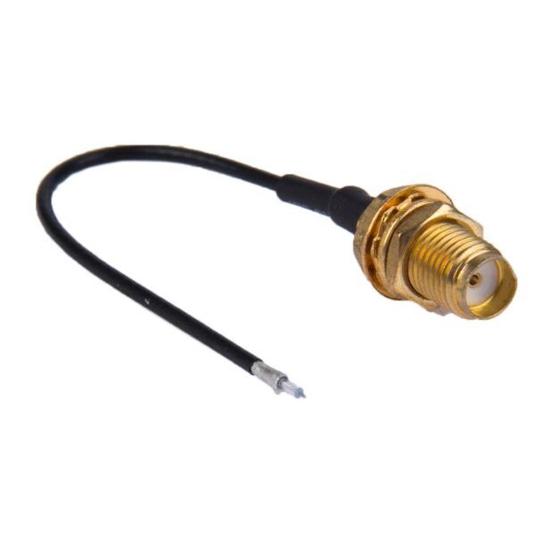Antennekabel | SMA Female Chassis naar Pigtail 1.13mm | 50 Ohm | 10 cm - Afbeelding 2