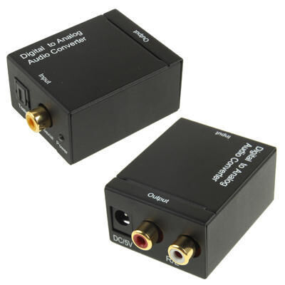 Product thumbnail Digitale Audioconverter | Input: 1x S/PDIF Female / 1x TosLink Female | Output: 2x RCA Female