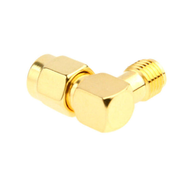 SMA Female naar SMA Male Adapter kniestuk 90 - Afbeelding 2