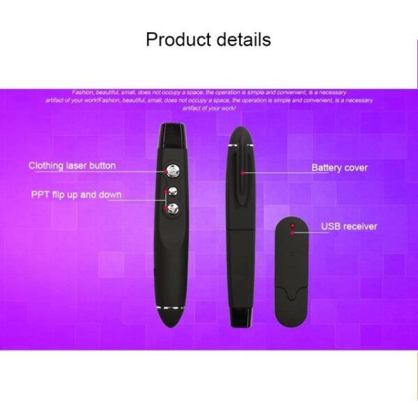 Draadloze Presenter met laserpointer - Afbeelding 3