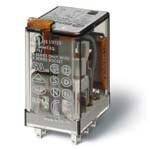 Product thumbnail Finder Industrierelais 24Vdc 2xwissel 10A insteek/soldeer